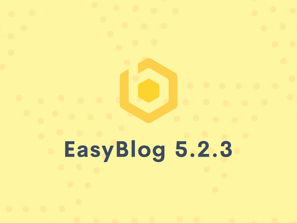 EasyBlog 5.2.3 & Templates Update