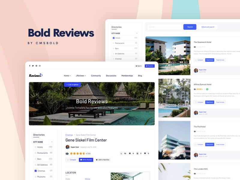 Introducing Bold Reviews Template From CMSBold