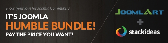 Joomla! Humble Bundle: Help Stackideas & Joomlart to raise $1Mil for Joomla