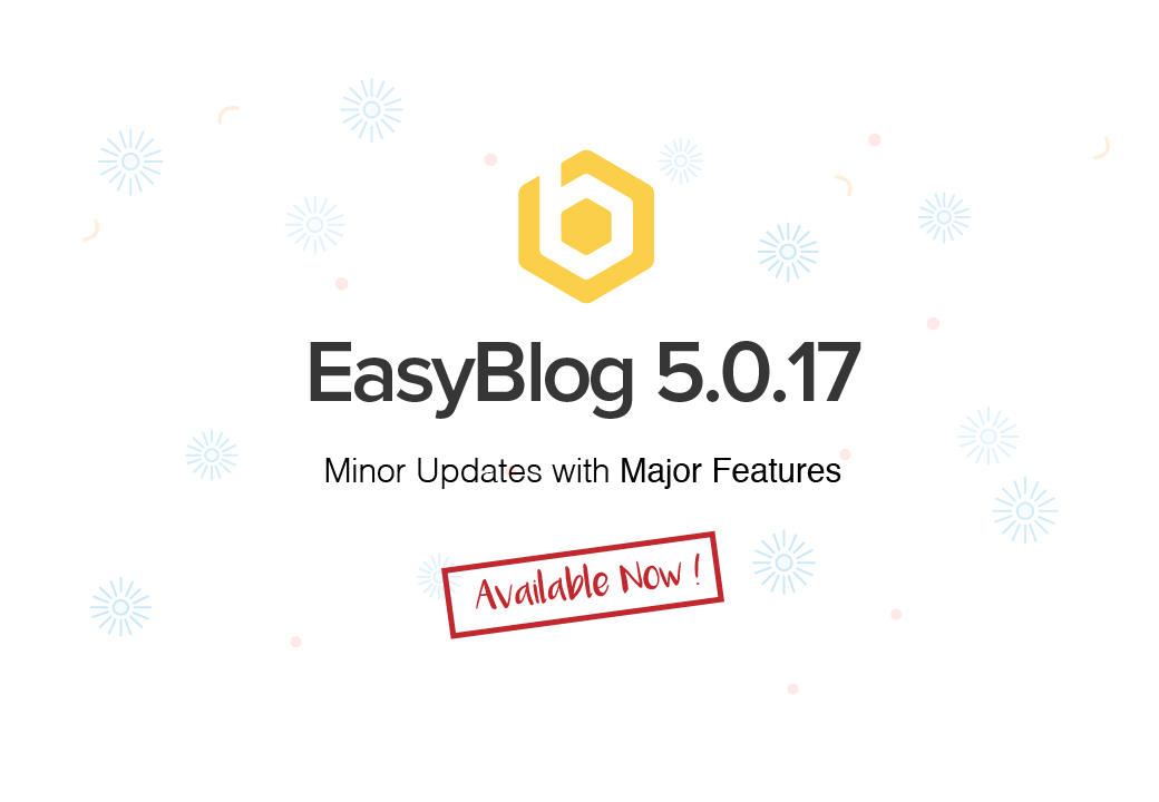 Enhance your site with EasyBlog 5.0.17
