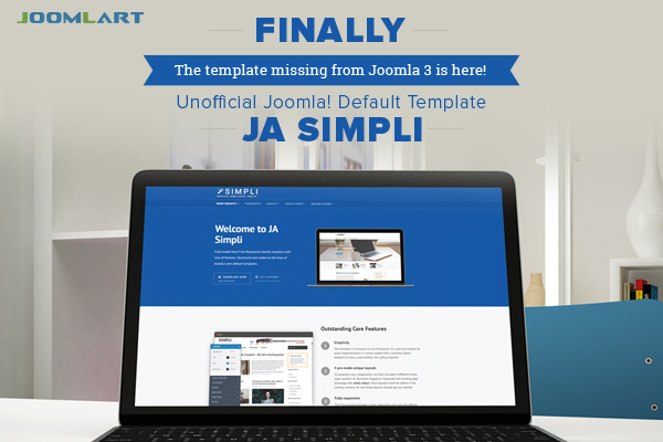 Leaked - JoomlArt’s new Free Joomla template JA Simpli