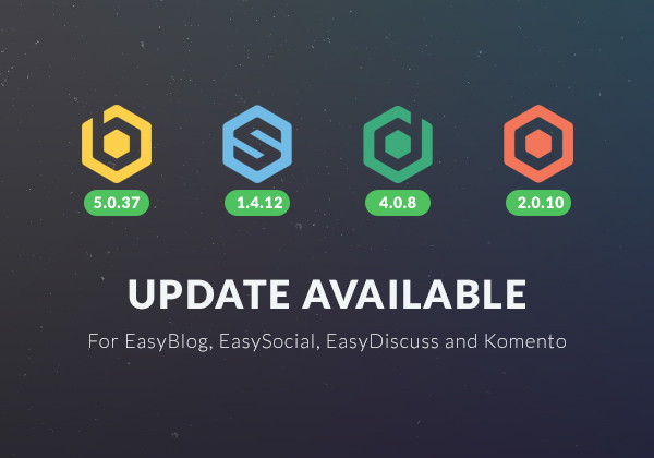 Updates Available For All Our Joomla Extensions