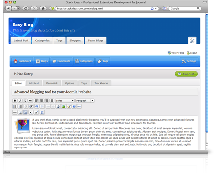 Image of EasyBlog