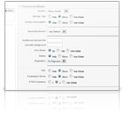 Individual configuration on menu item's parameter
