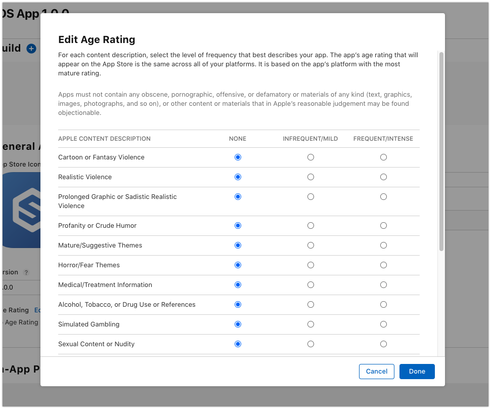 AppStore App Information
