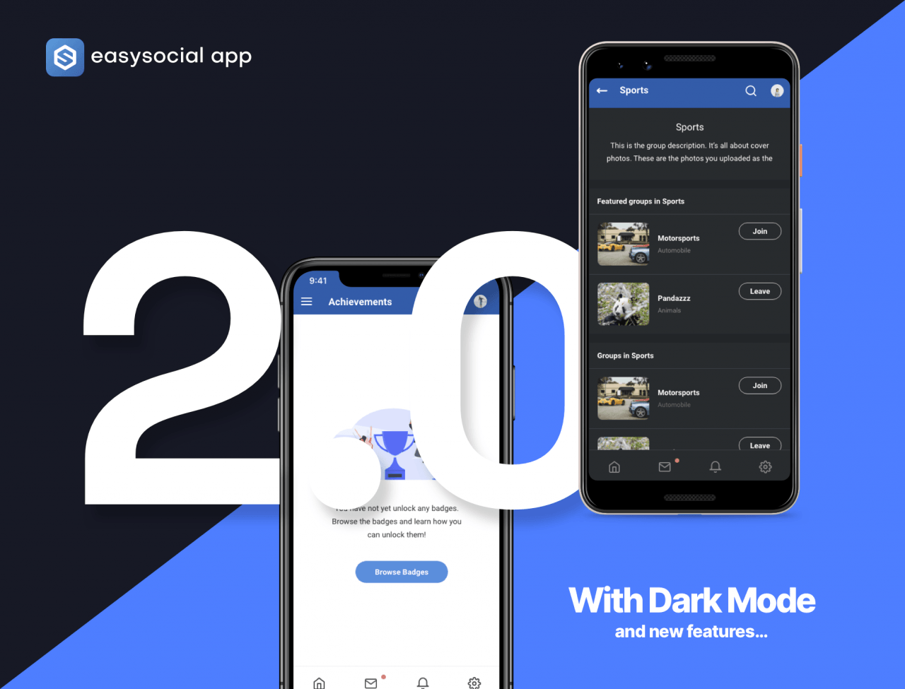 EasySocial Mobile Native App v2.0 - StackIdeas
