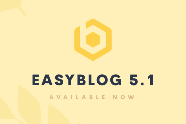 EasyBlog 5.1 Stable Is Now Available