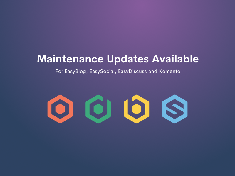 Updates available for our Joomla extensions