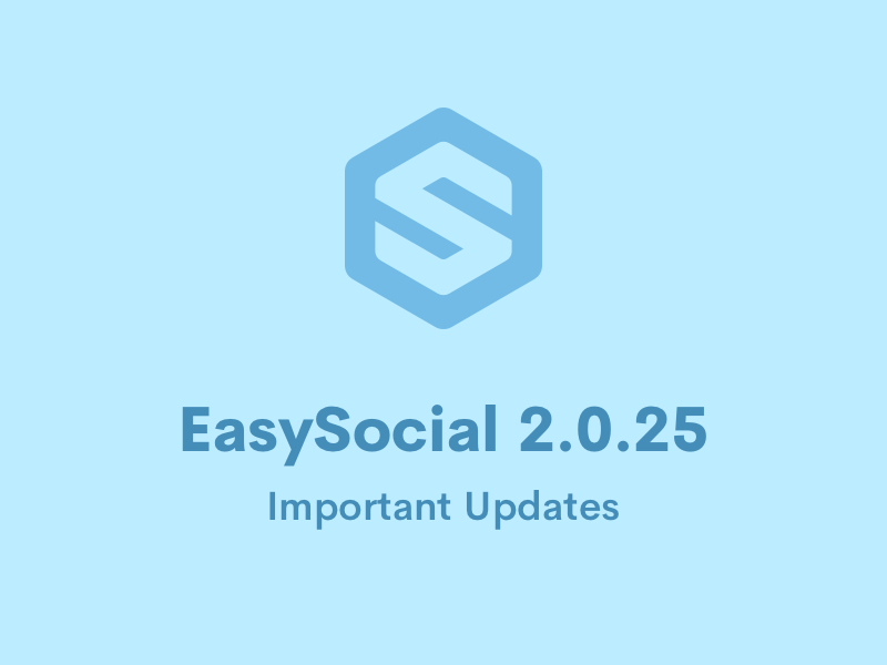 EasySocial 2.0.25 Released