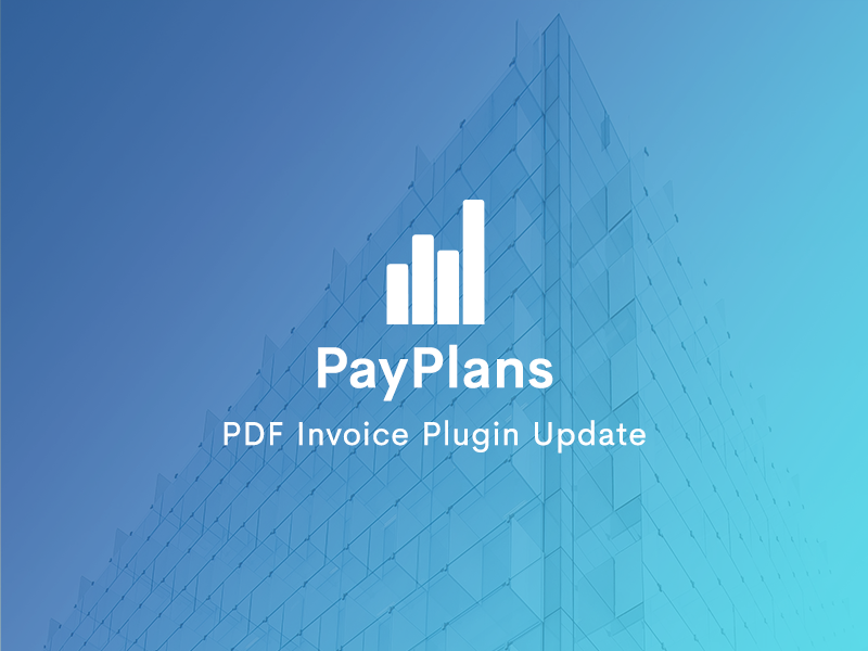 PDF Invoice Plugin Update
