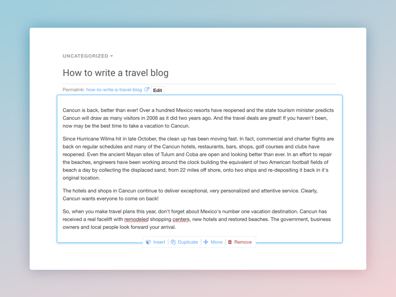 Refinements for EasyBlog Composer