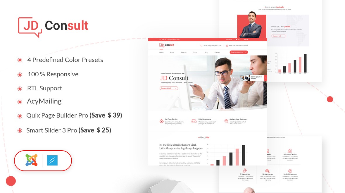JD Consult Template for EasyBlog - StackIdeas
