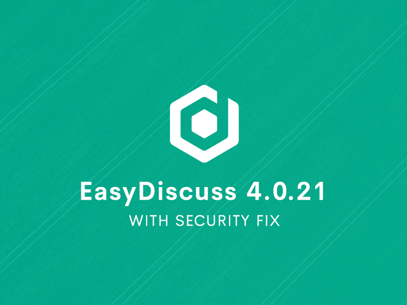EasyDiscuss 4.0.21 Update