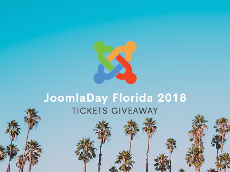 JoomlaDay Florida 2018 Tickets Giveaway