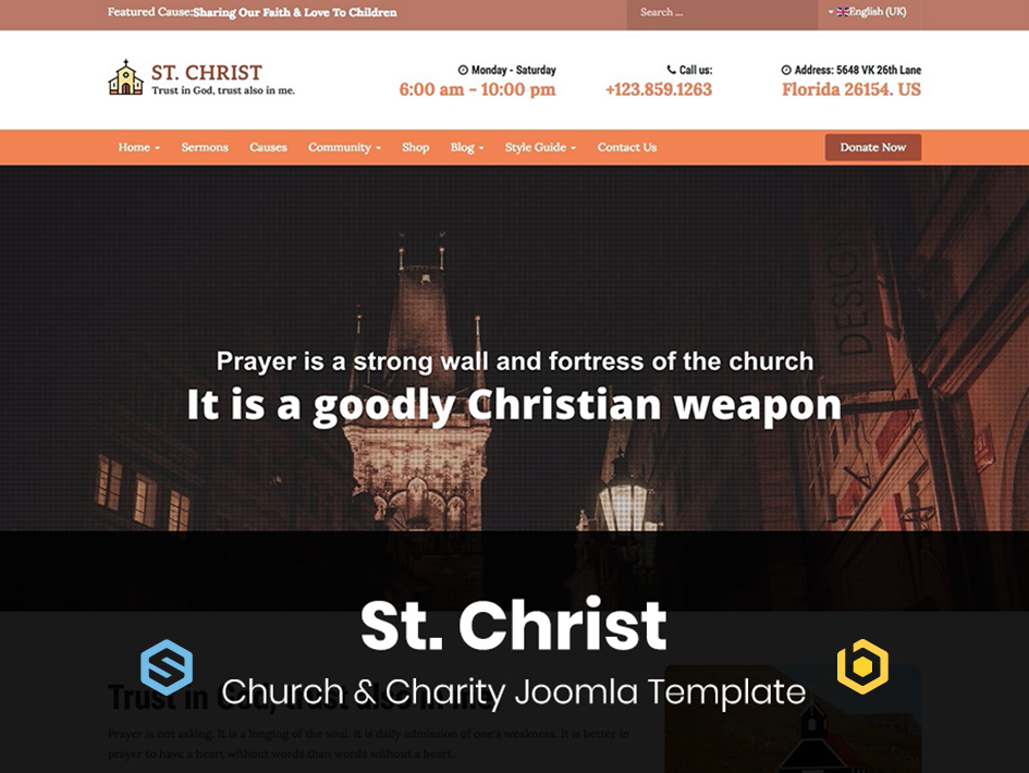 TZ St. Christ Template for EasySocial & EasyBlog