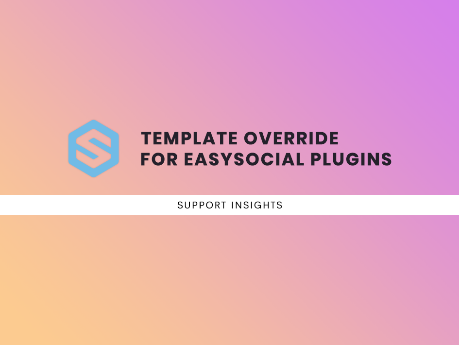 Template override for EasySocial plugins StackIdeas