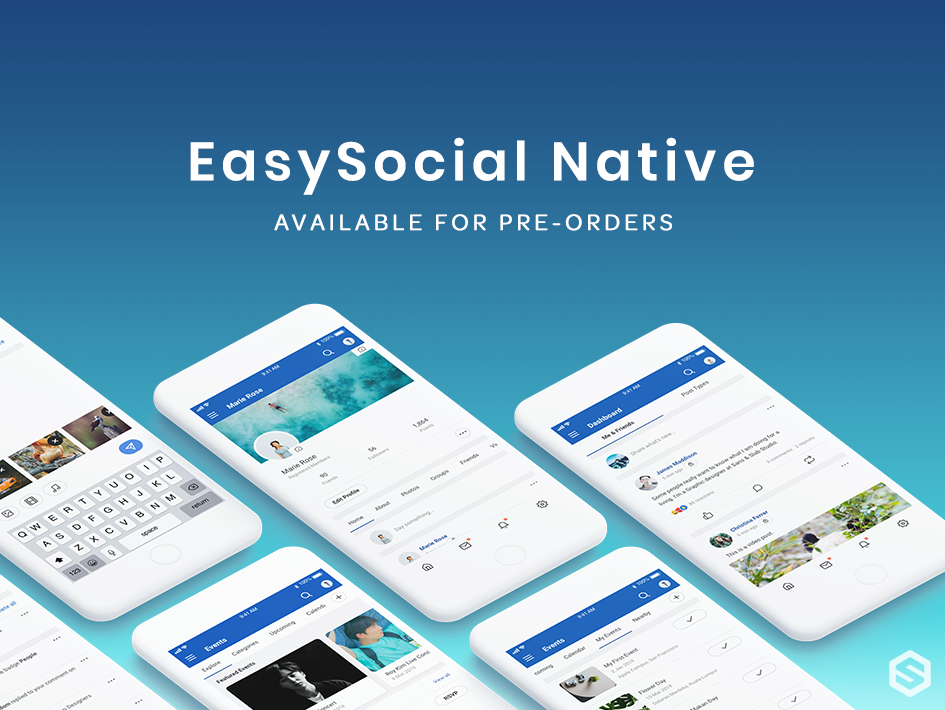 Pre-orders for EasySocial Native App
