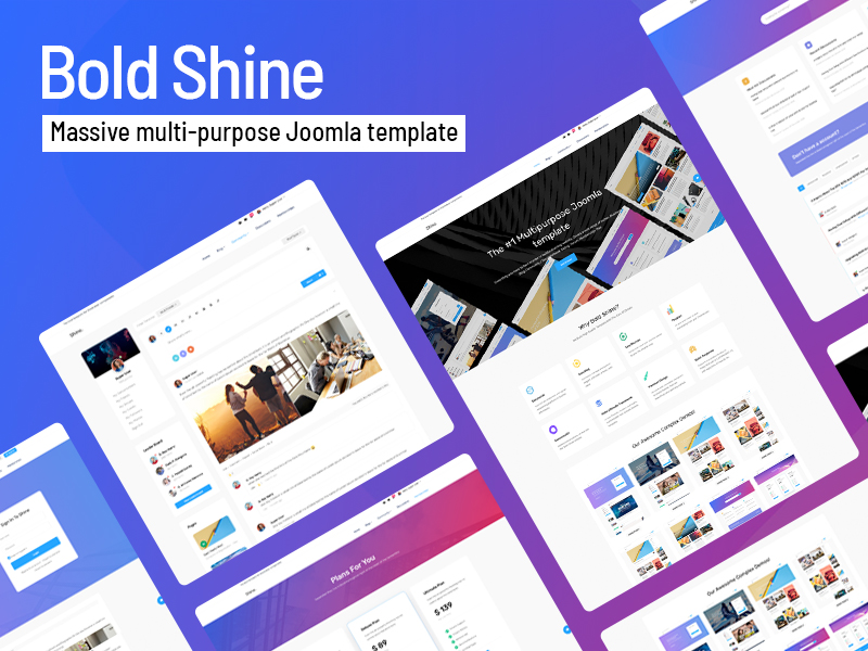 Introducing Bold Shine Template from CMSBold