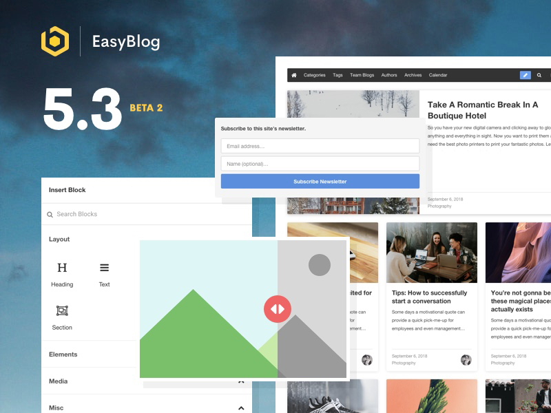 EasyBlog 5.3 Beta 2 Released