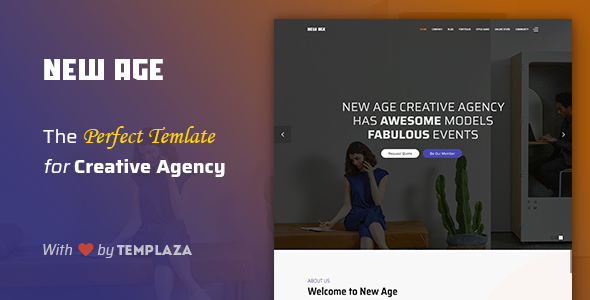 Introducing New Age Template by TemPlaza