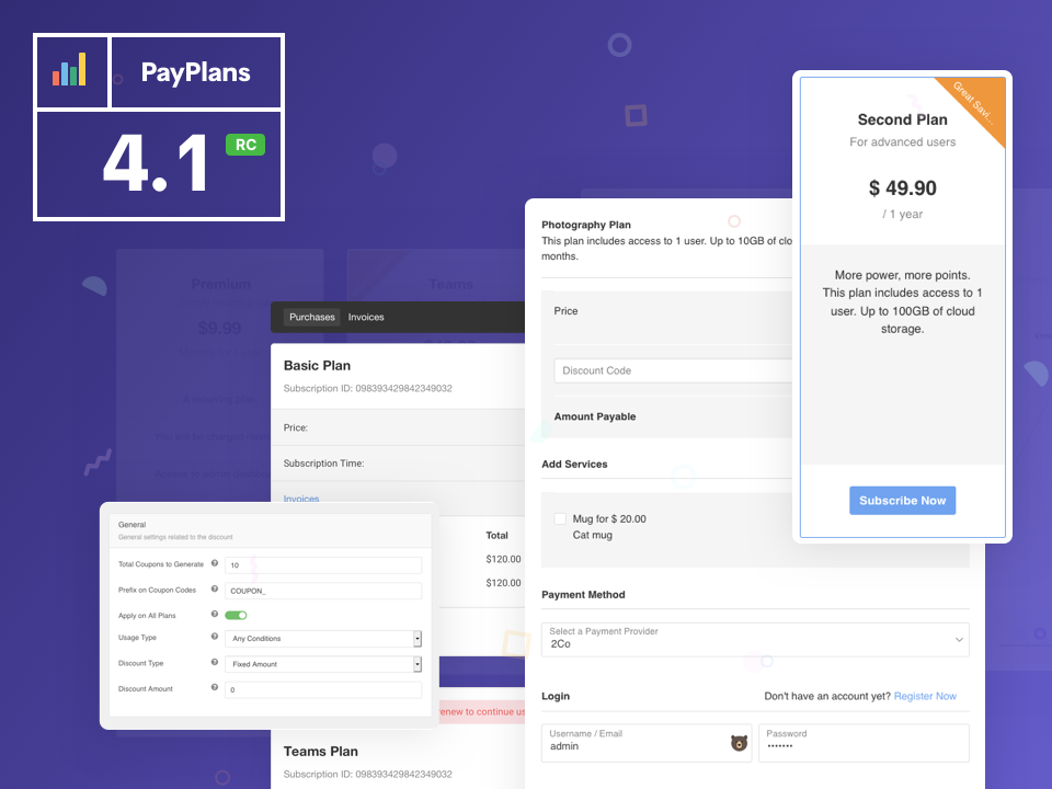 PayPlans 4.1 RC Released