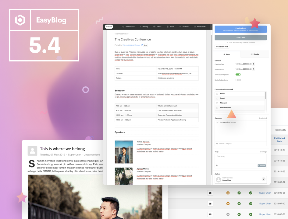 EasyBlog 5.4 is Available for Download Now!