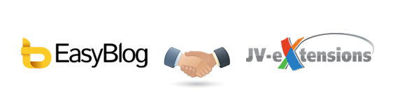 EasyBlog integrates JV-Extensions