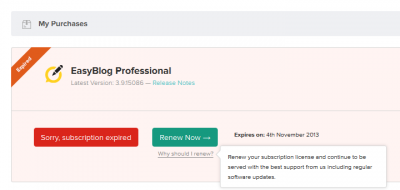 Renew StackIdeas Joomla extensions