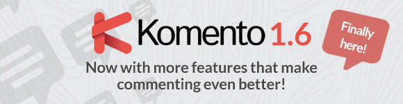 Komento 1.6 is in Store Now!