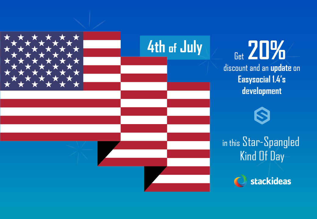 4th of July updates on EasySocial 1.4 and demo site