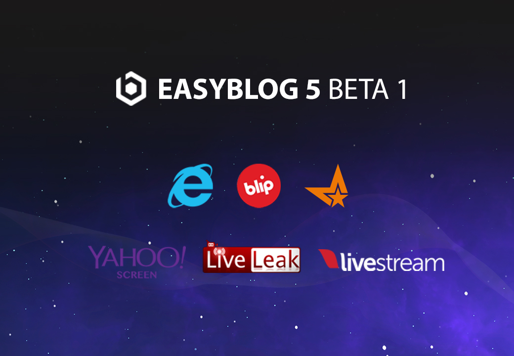 EasyBlog 5 Beta 1 Is Available For Your Joomla