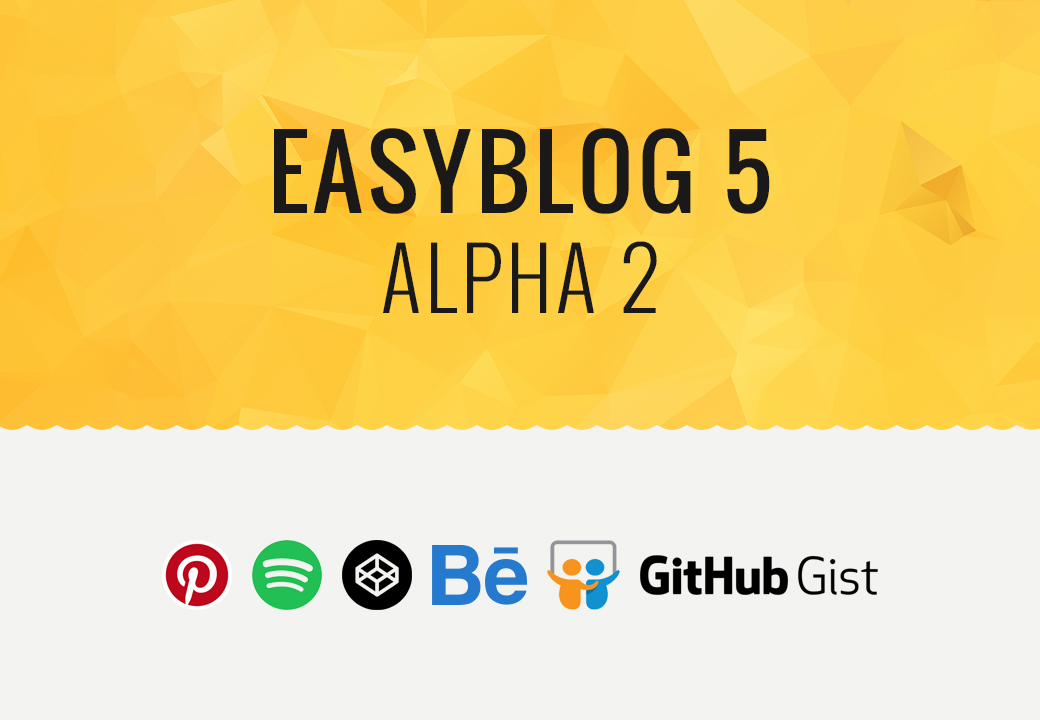 EasyBlog 5 Alpha 2, With New Blocks