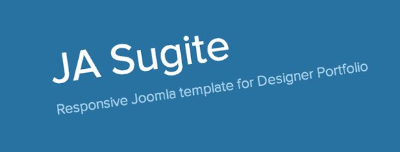 JA Sugite : A Portfolio Joomla Template from JoomlArt.