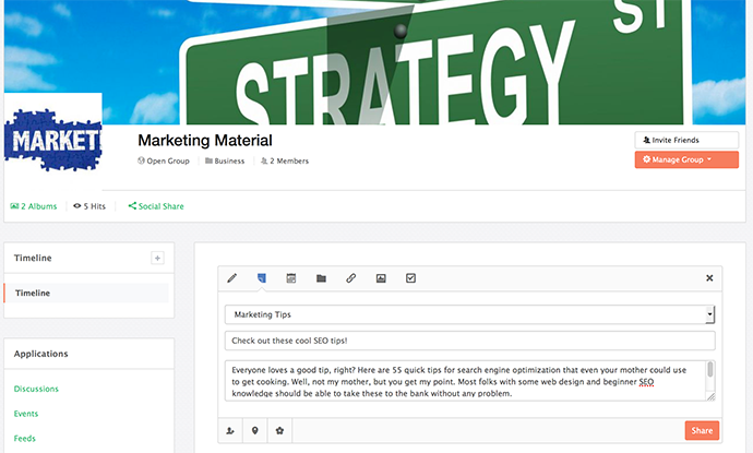 EasyBlog Group App for EasySocial