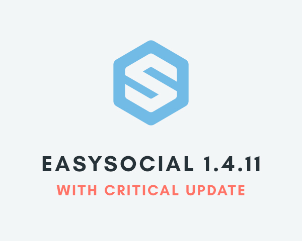 Critical Update For EasySocial