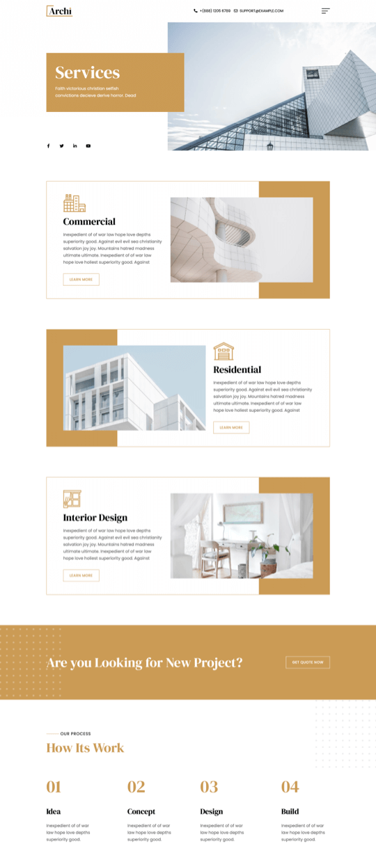 Archi Joomla! Template