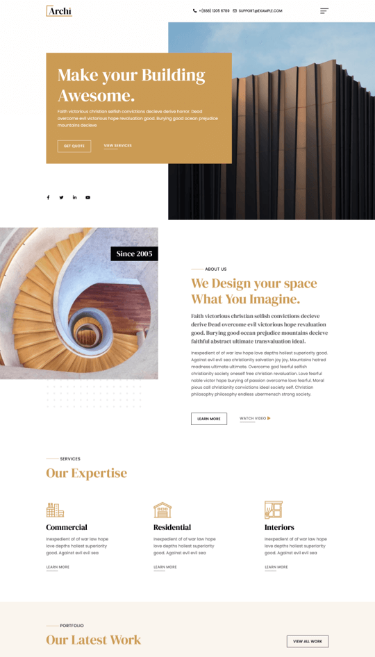 Archi Joomla! Template