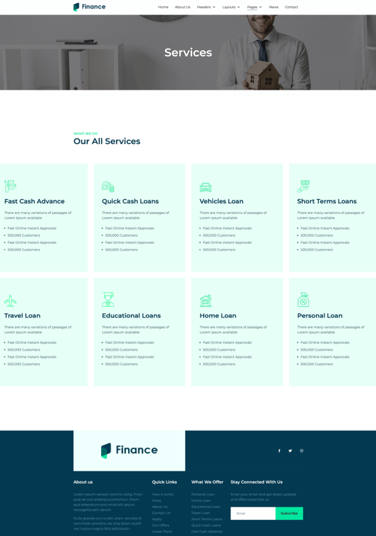Finance Joomla! Template