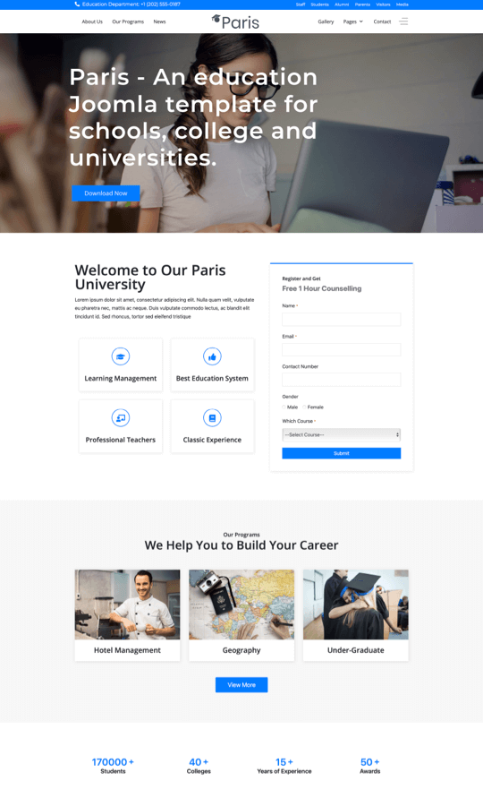 Paris Joomla! Template