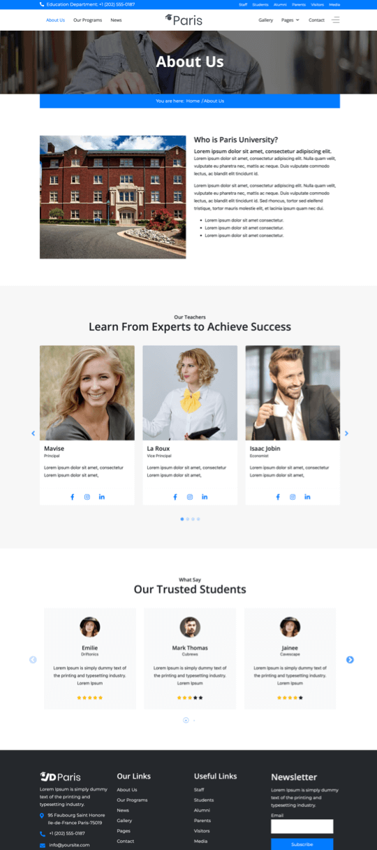 Paris Joomla! Template