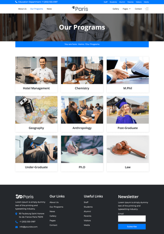 Paris Joomla! Template