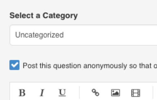 EasyDiscuss Post Anonymously