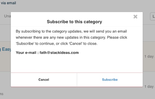EasyDiscuss Subscriptions