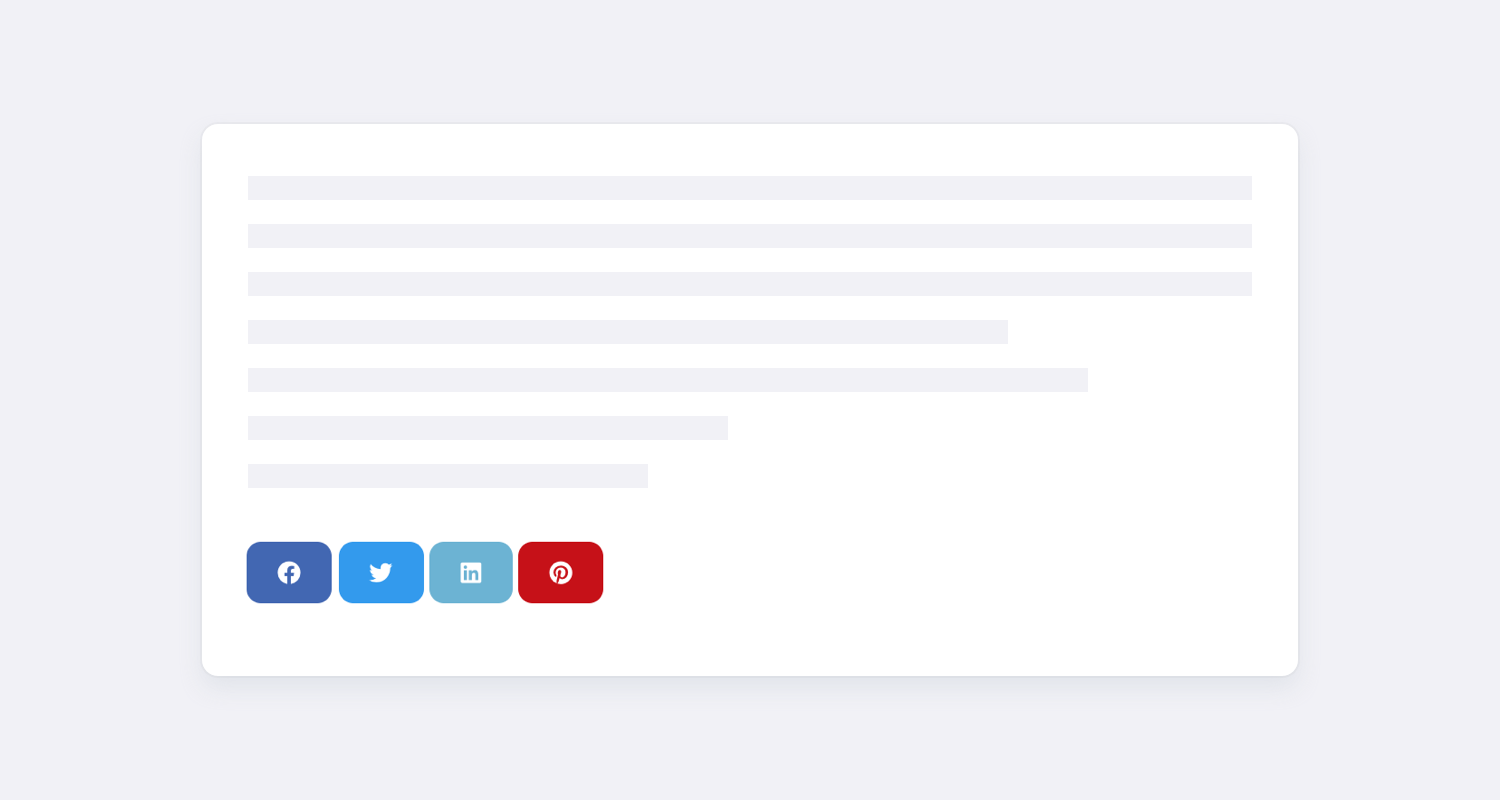 EasyBlog Share Buttons Screenshot
