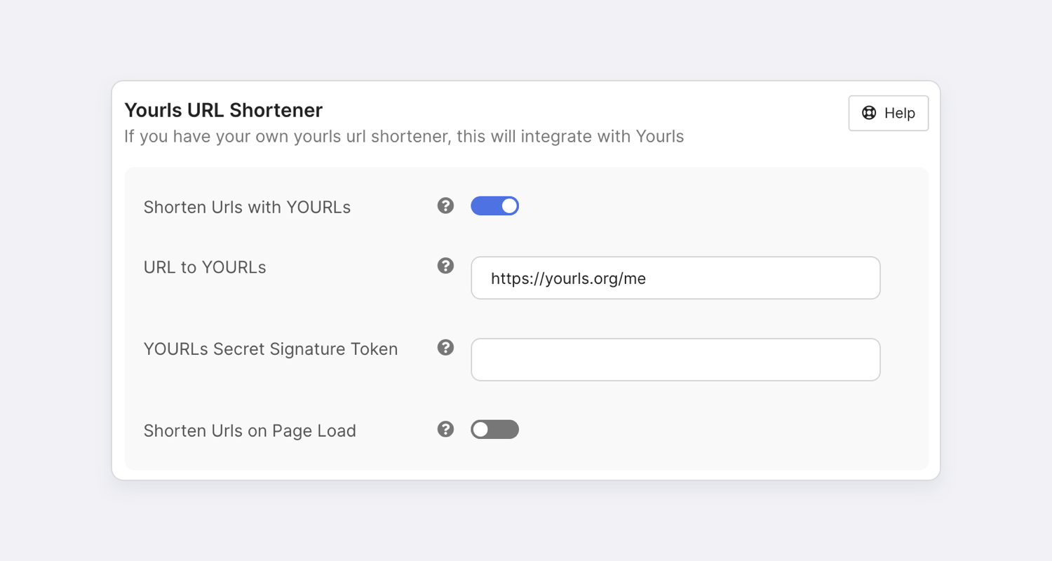 EasyBlog Yourls Screenshot