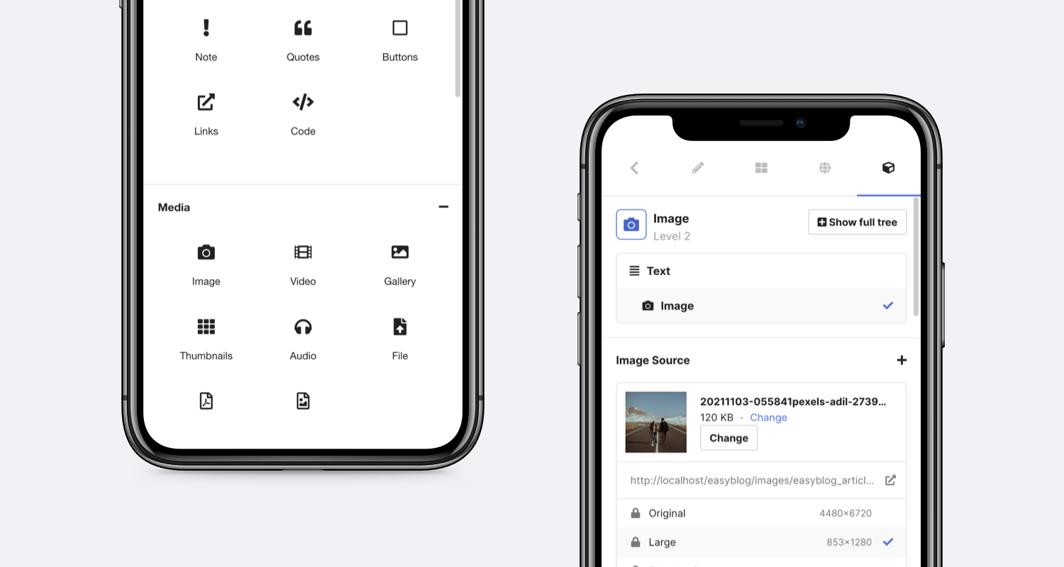 EasyBlog Share on Twitter Screenshot