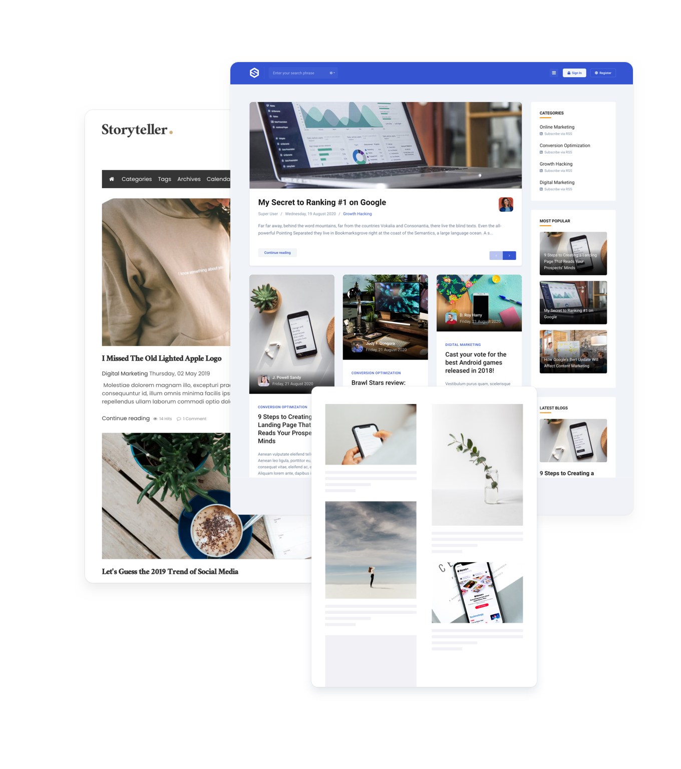 EasyBlog Themes Hero Image