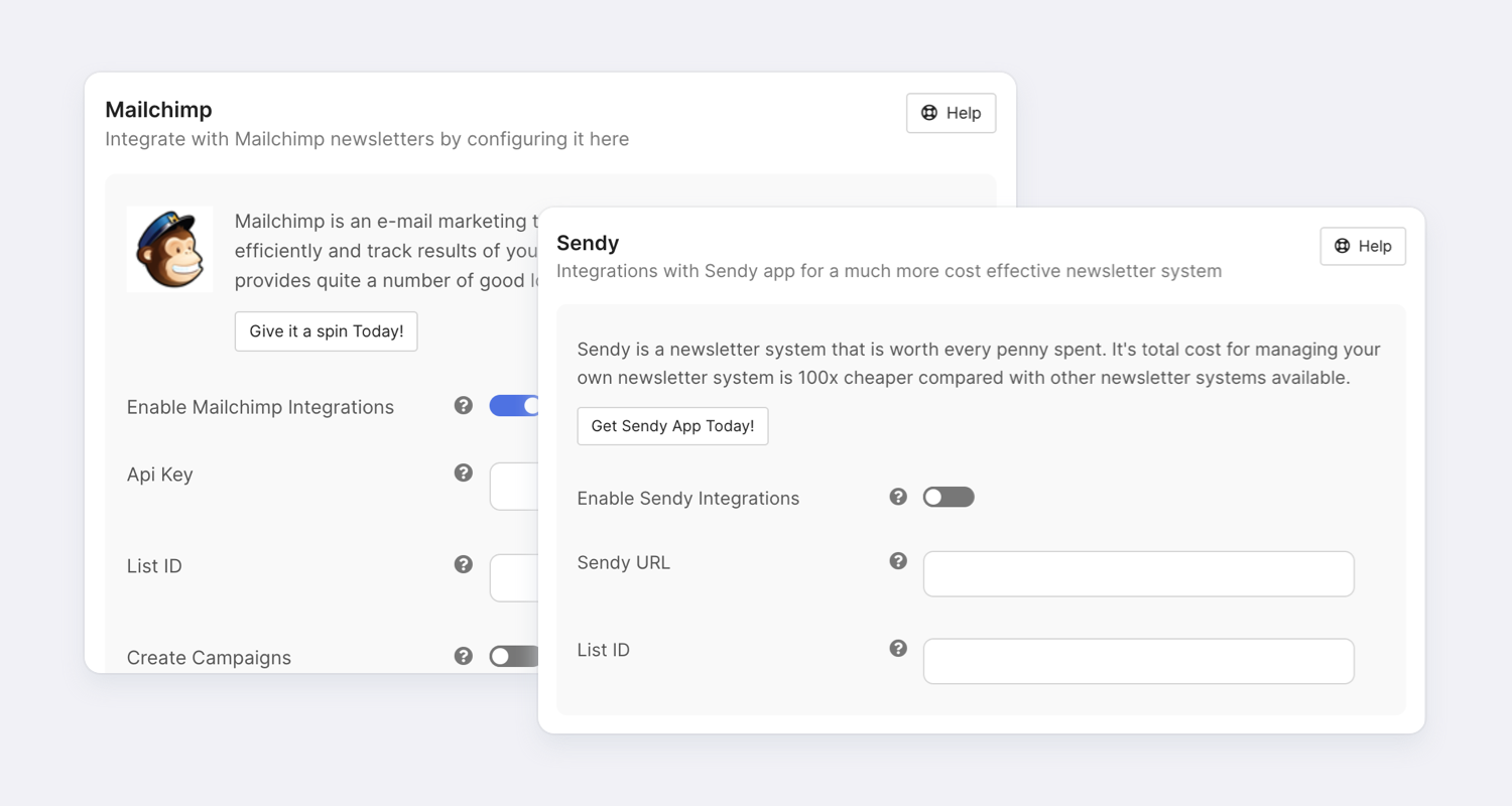EasyBlog Newsletters Screenshot
