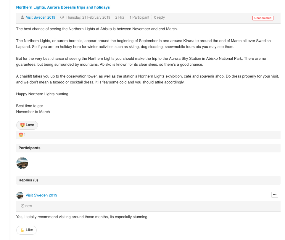 EasySocial - Page discussions