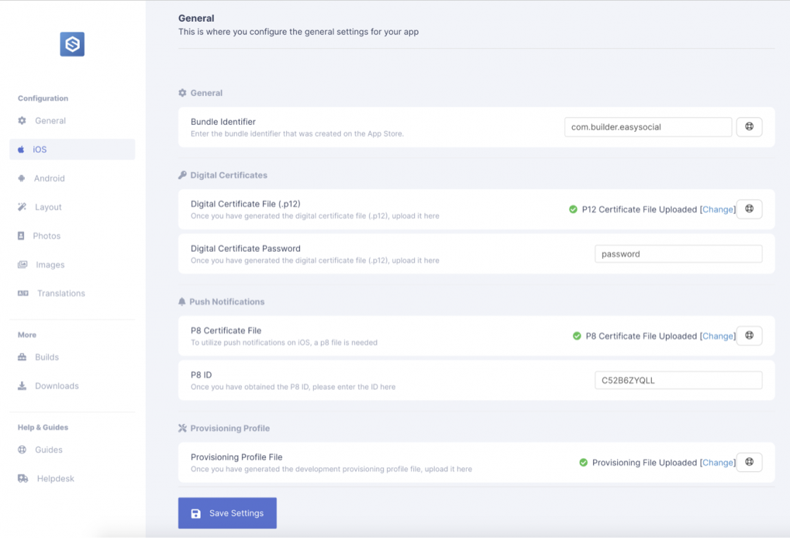EasySocial Titan App Builder Preview 2